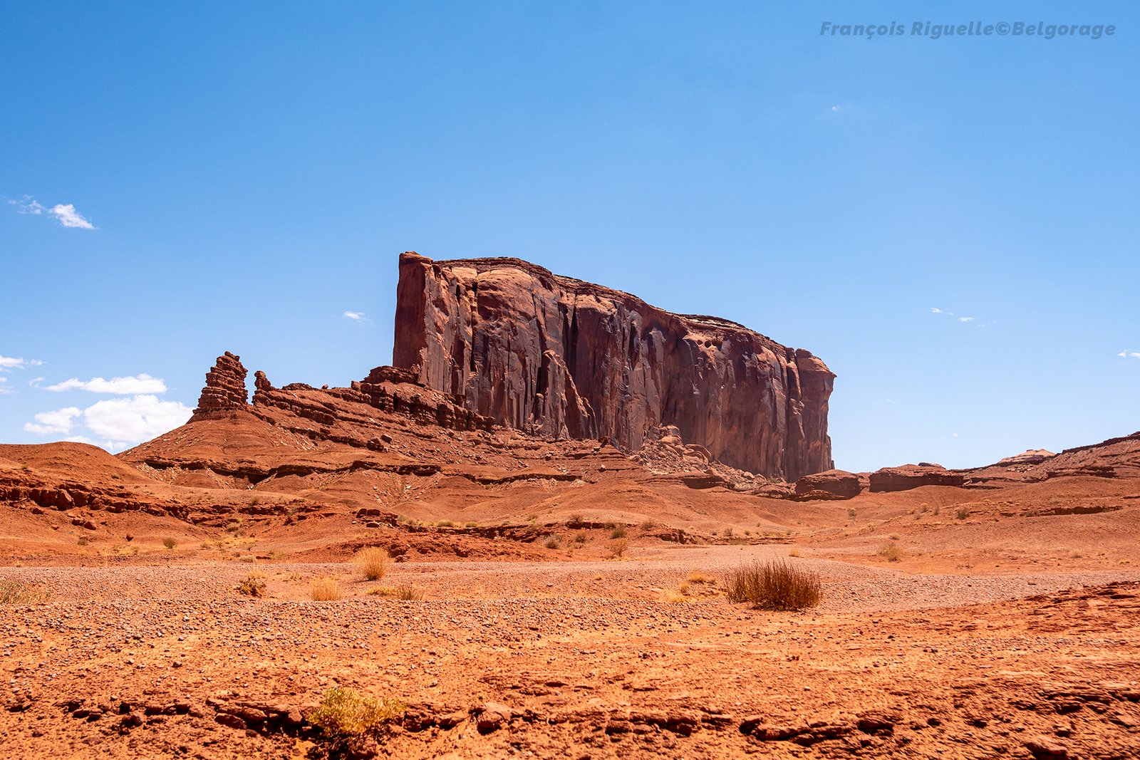 Paysage de la Monument Valley, en Arizona, le 4 juillet 2025.